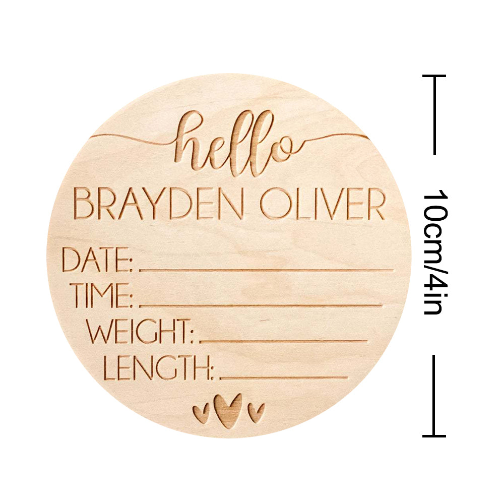 Custom Birth Sign, Newborn Baby Name Sign, Personalized Board with Birth Stats, Birth Stat Sign, Baby Stat Sign