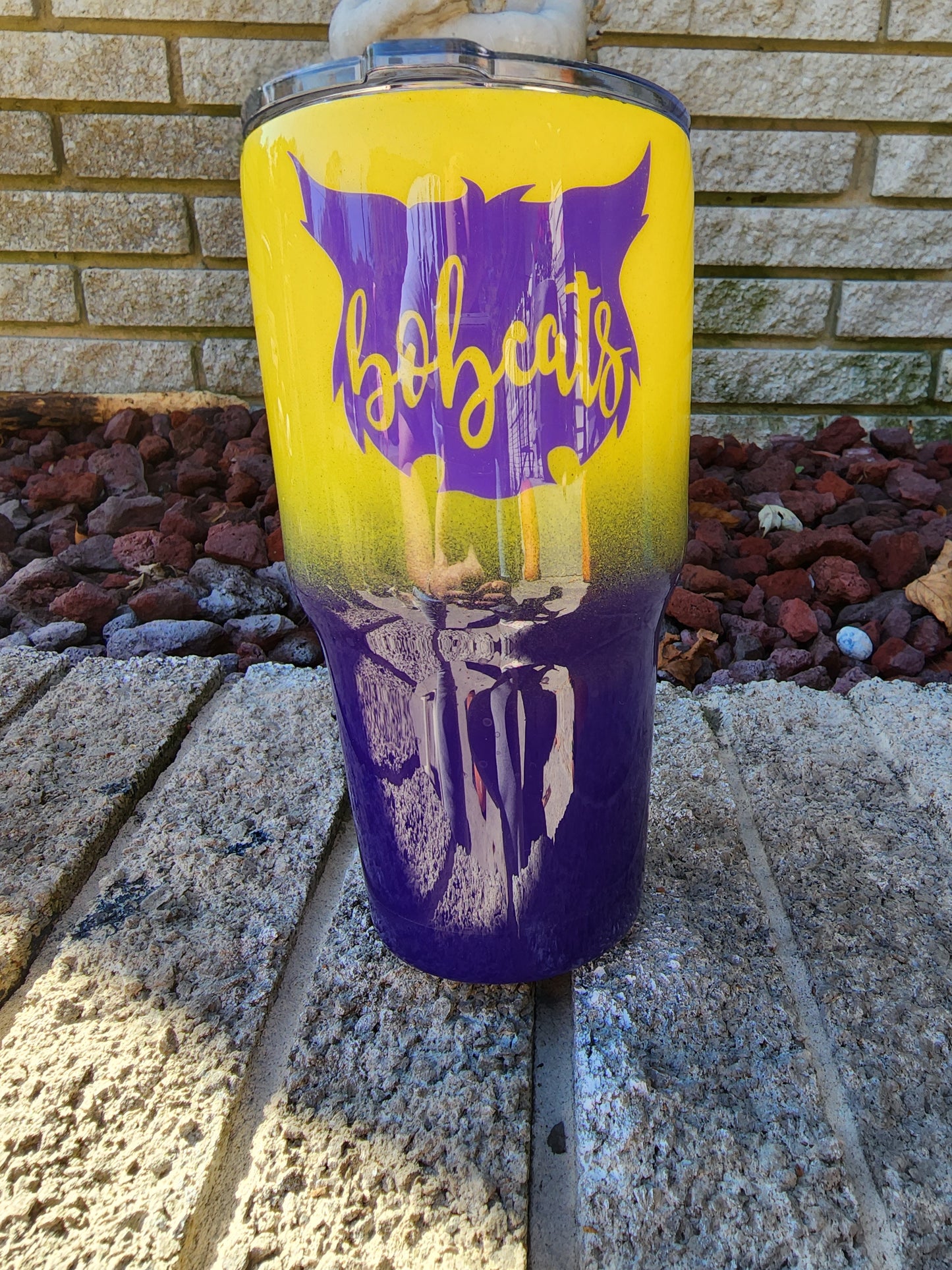 Oliver Springs Bobcats Tumbler - Stainless Steel Tumbler