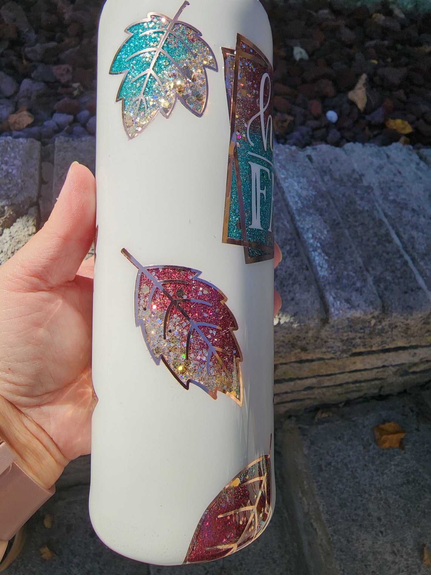 Hello Fall - Peekaboo Stainless Steel Tumbler