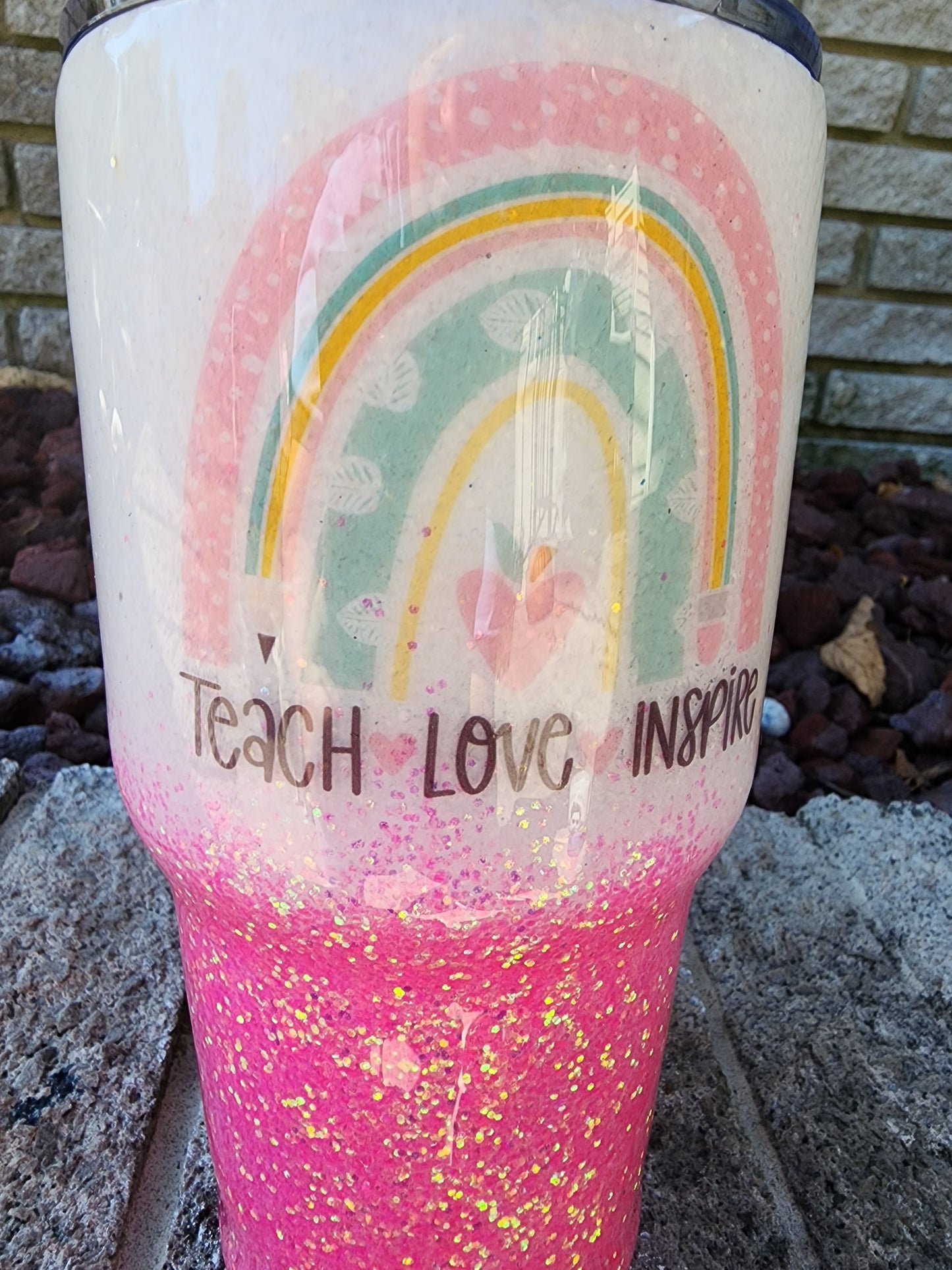 Teach Love Inspire Stainless Steel Tumbler