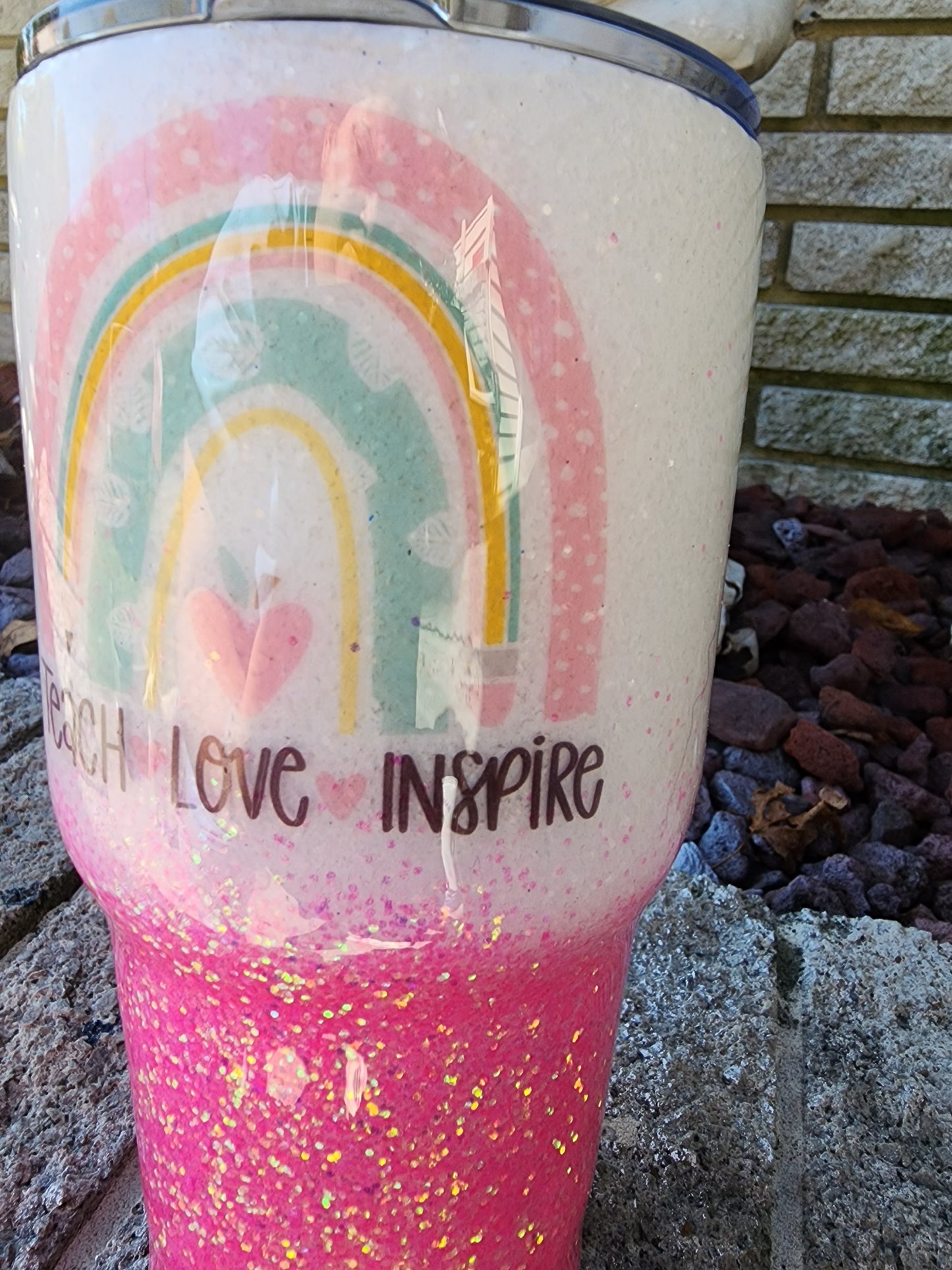 Teach Love Inspire Stainless Steel Tumbler