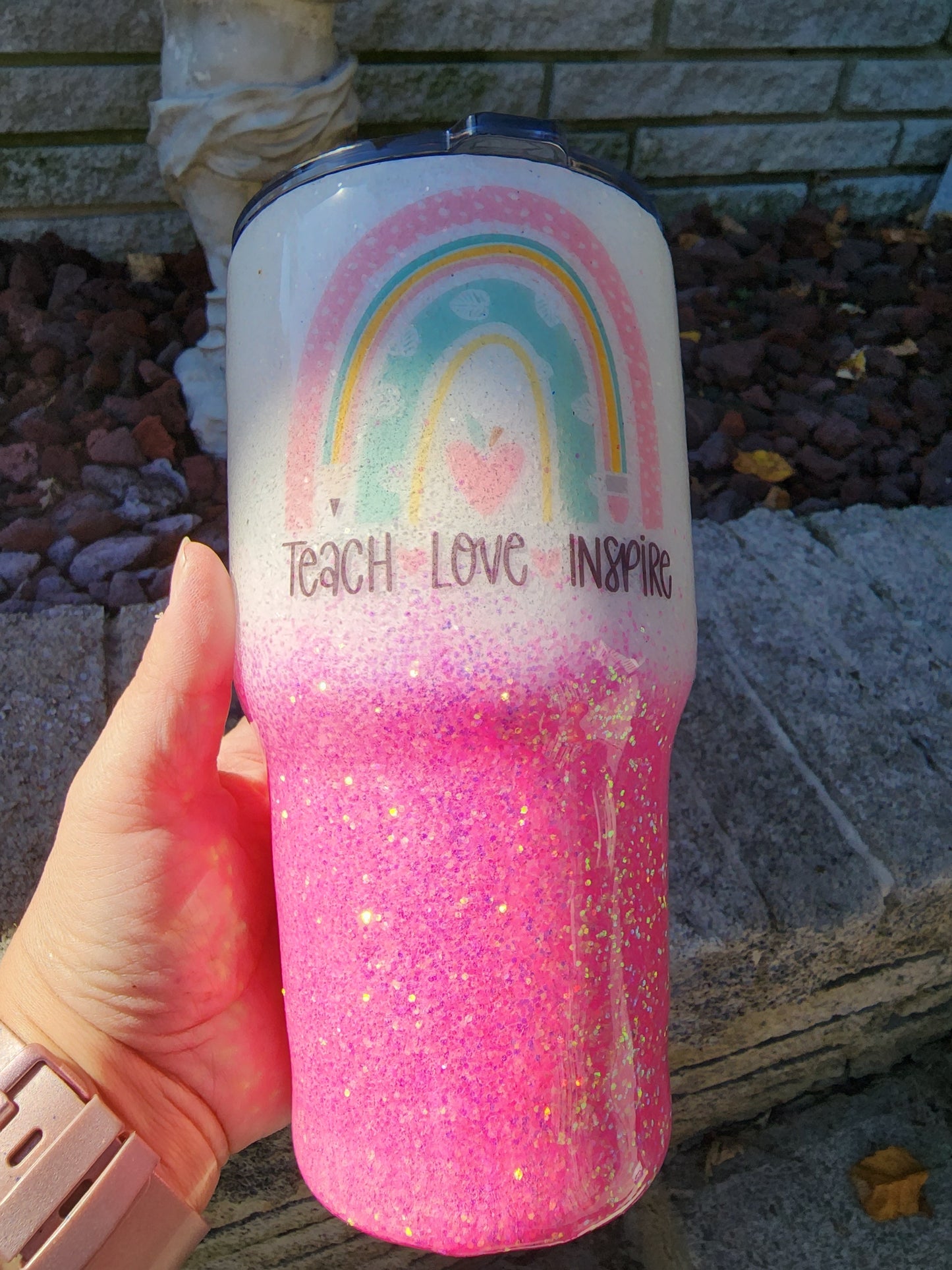 Teach Love Inspire Stainless Steel Tumbler