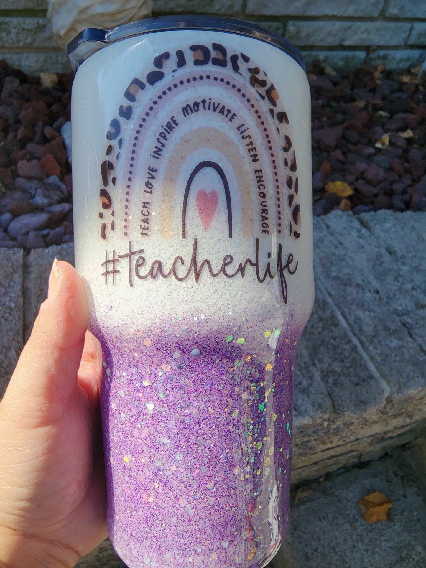Teach Love Inspire Stainless Steel Tumbler