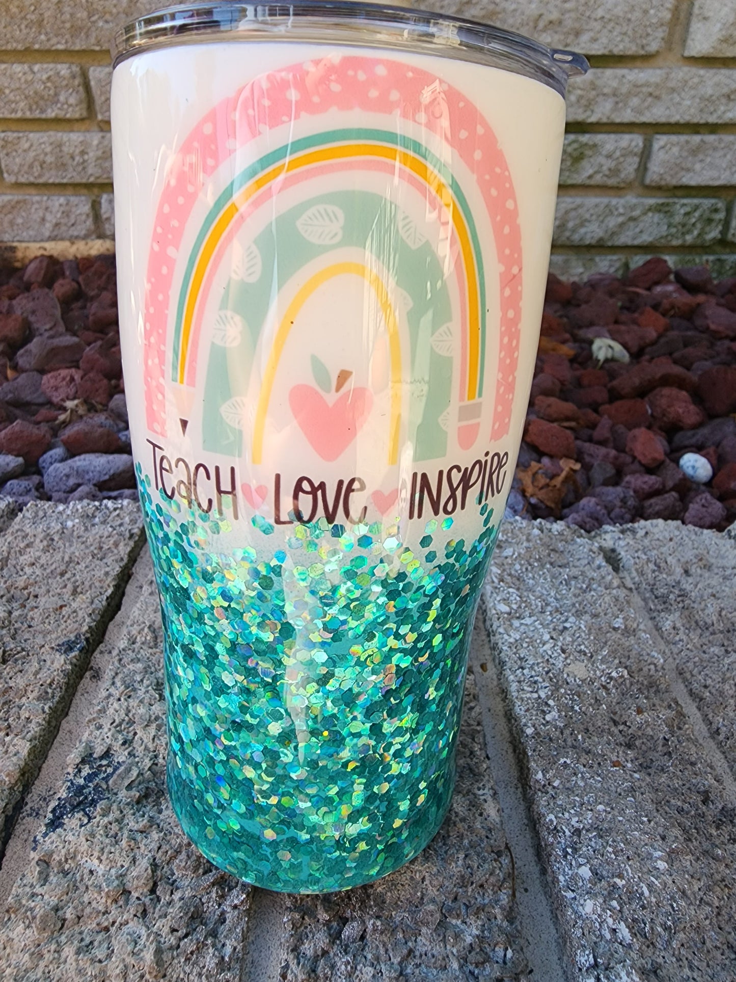 Teach Love Inspire Stainless Steel Tumbler