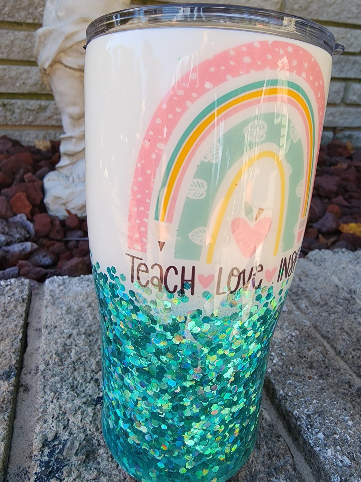 Teach Love Inspire Stainless Steel Tumbler
