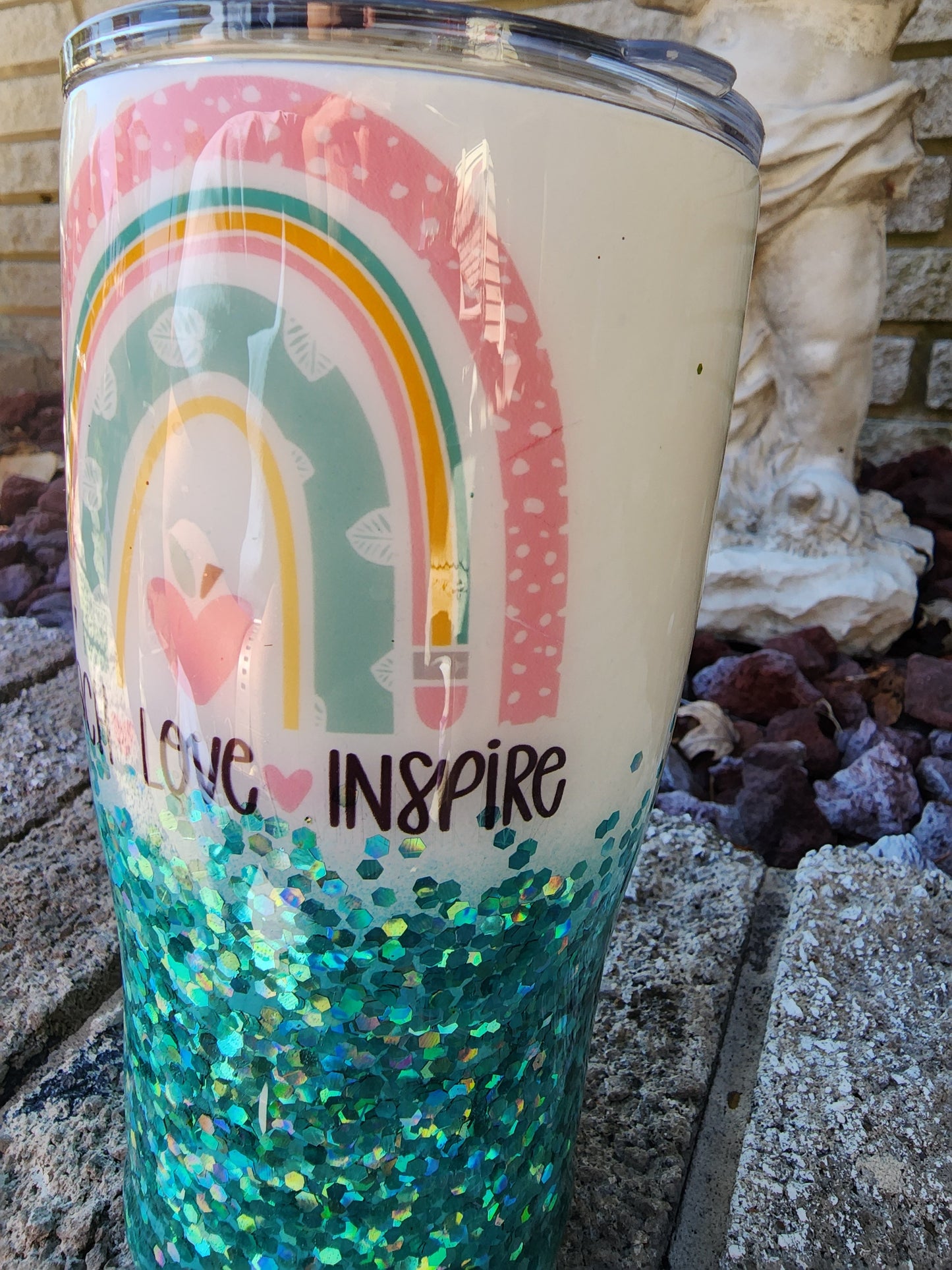 Teach Love Inspire Stainless Steel Tumbler