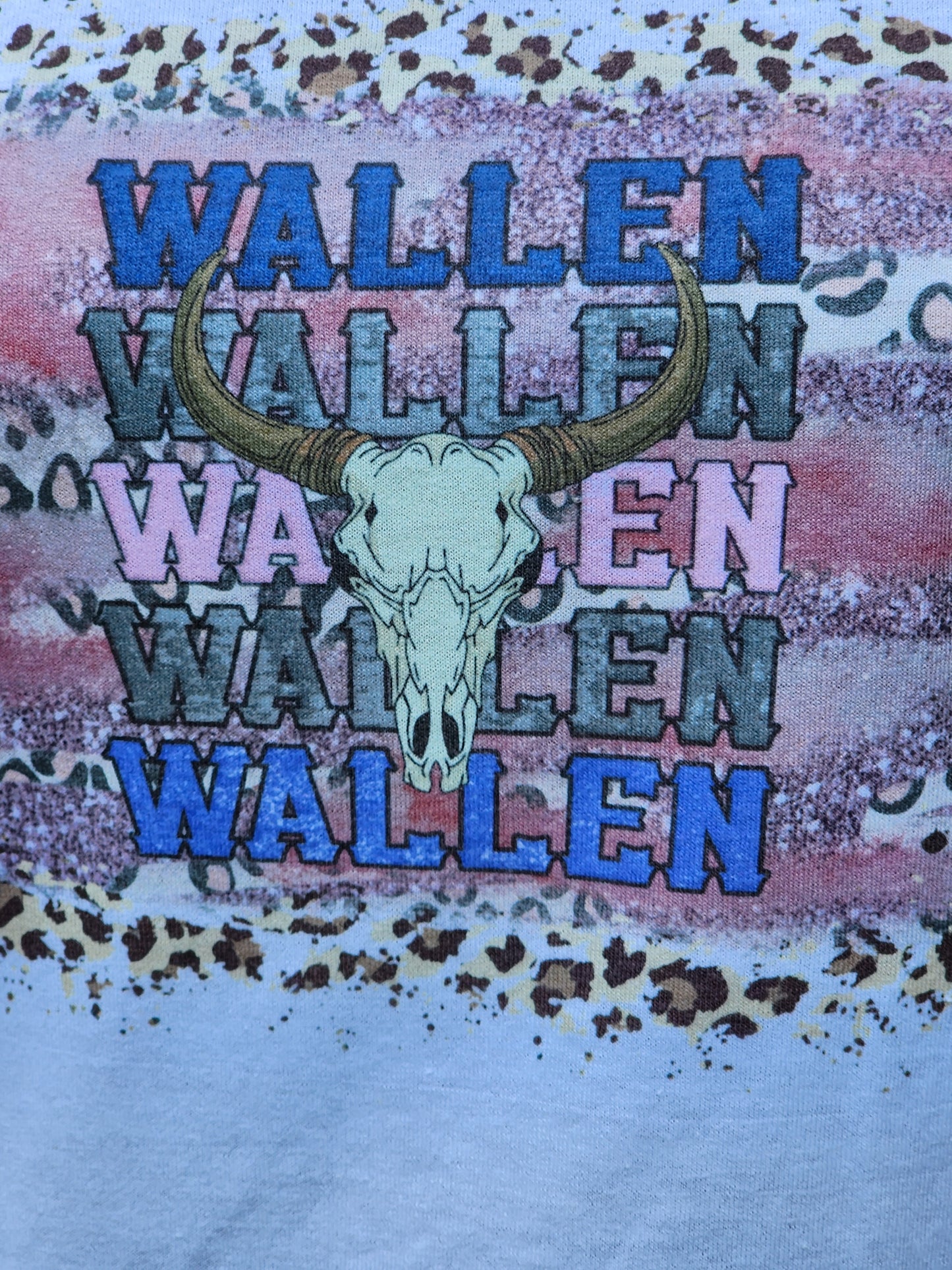 Wallen Echo Blue/Pink Cheetah - Sublimation Shirt