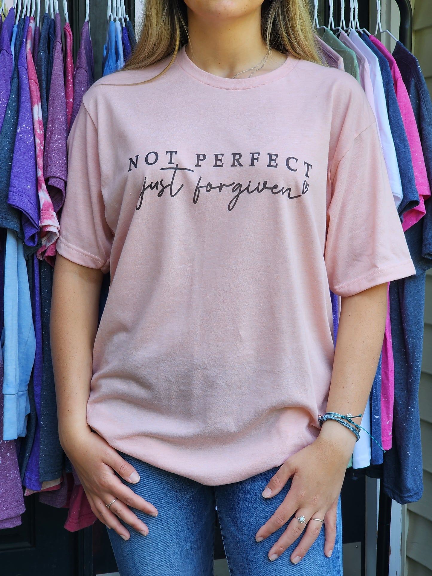 Not Perfect Just Forgiven Sublimation Print