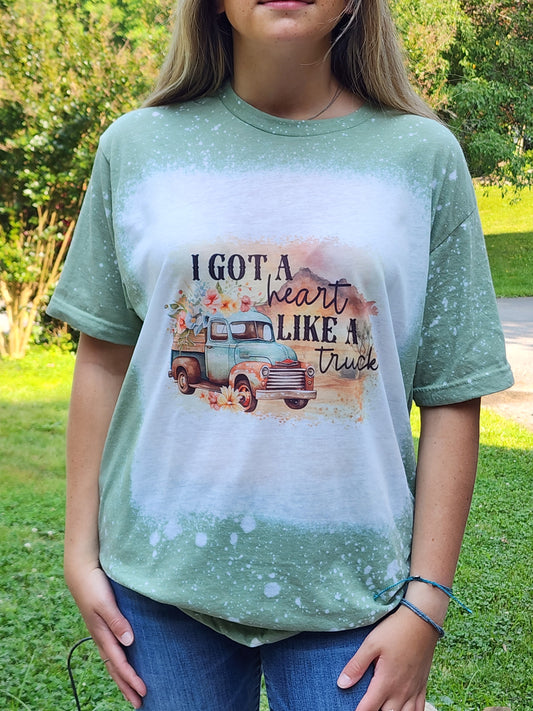 Got a Heart Like A Truck - Sublimation Shirt