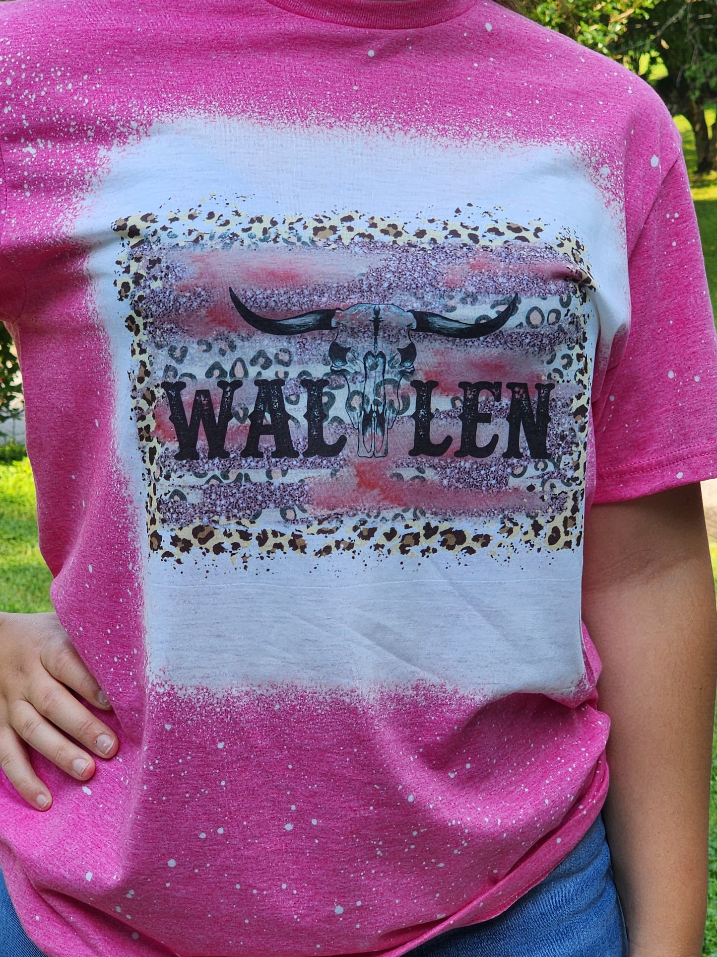 Wallen Bullskull PInk Cheetah - Sublimation Shirt