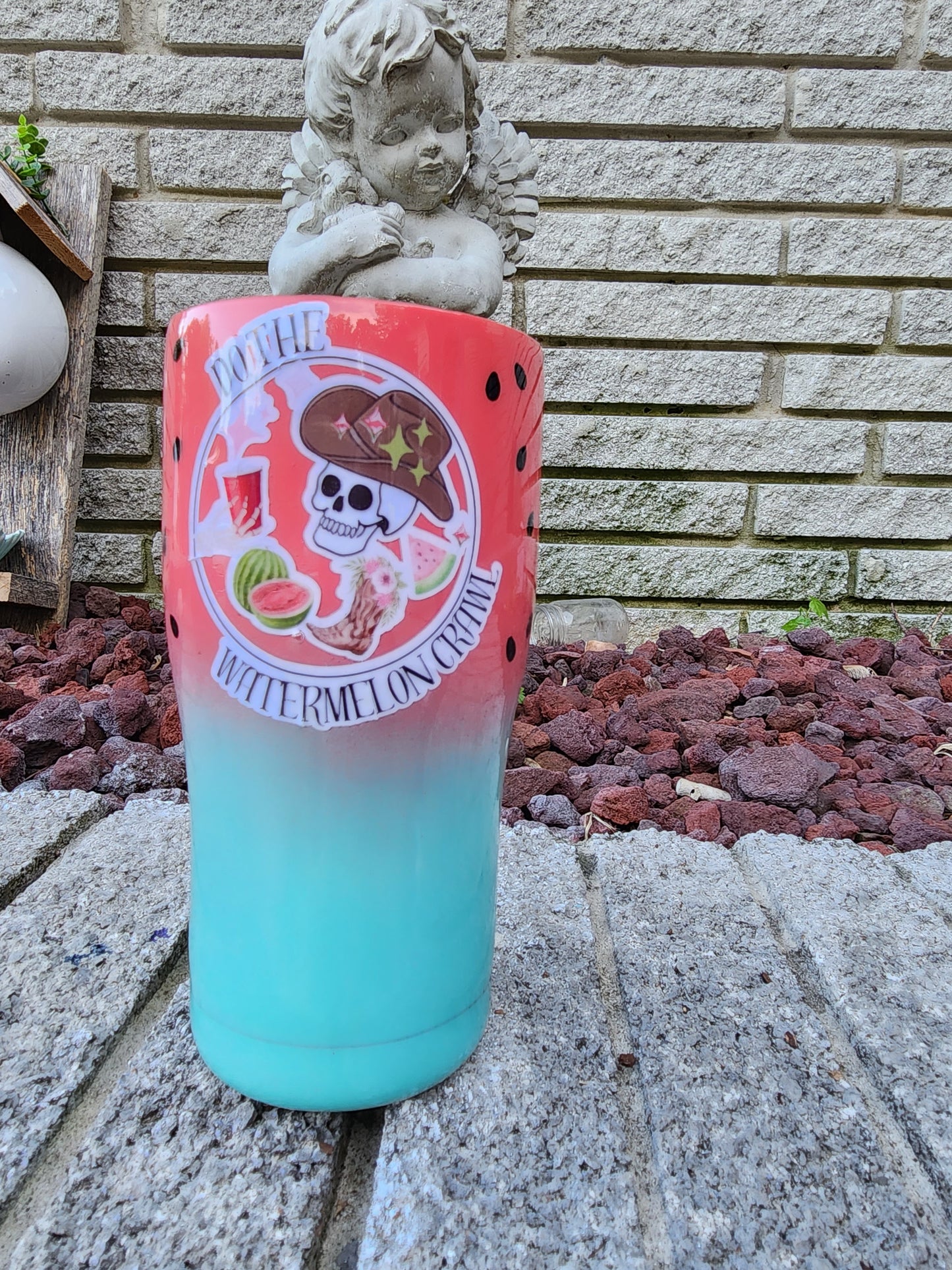 Watermelon Crawl - Stainless Steel Tumbler
