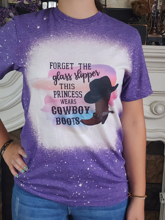 Forget The Glass Slipper - This Girl Wears Cowboy Boots - Sublimation Shirt
