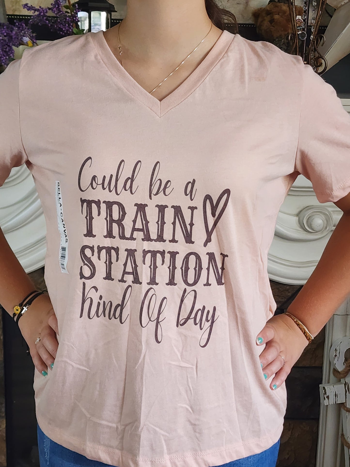 Could Be A TRAIN STATION Kind Of Day - Sublimation Shirt