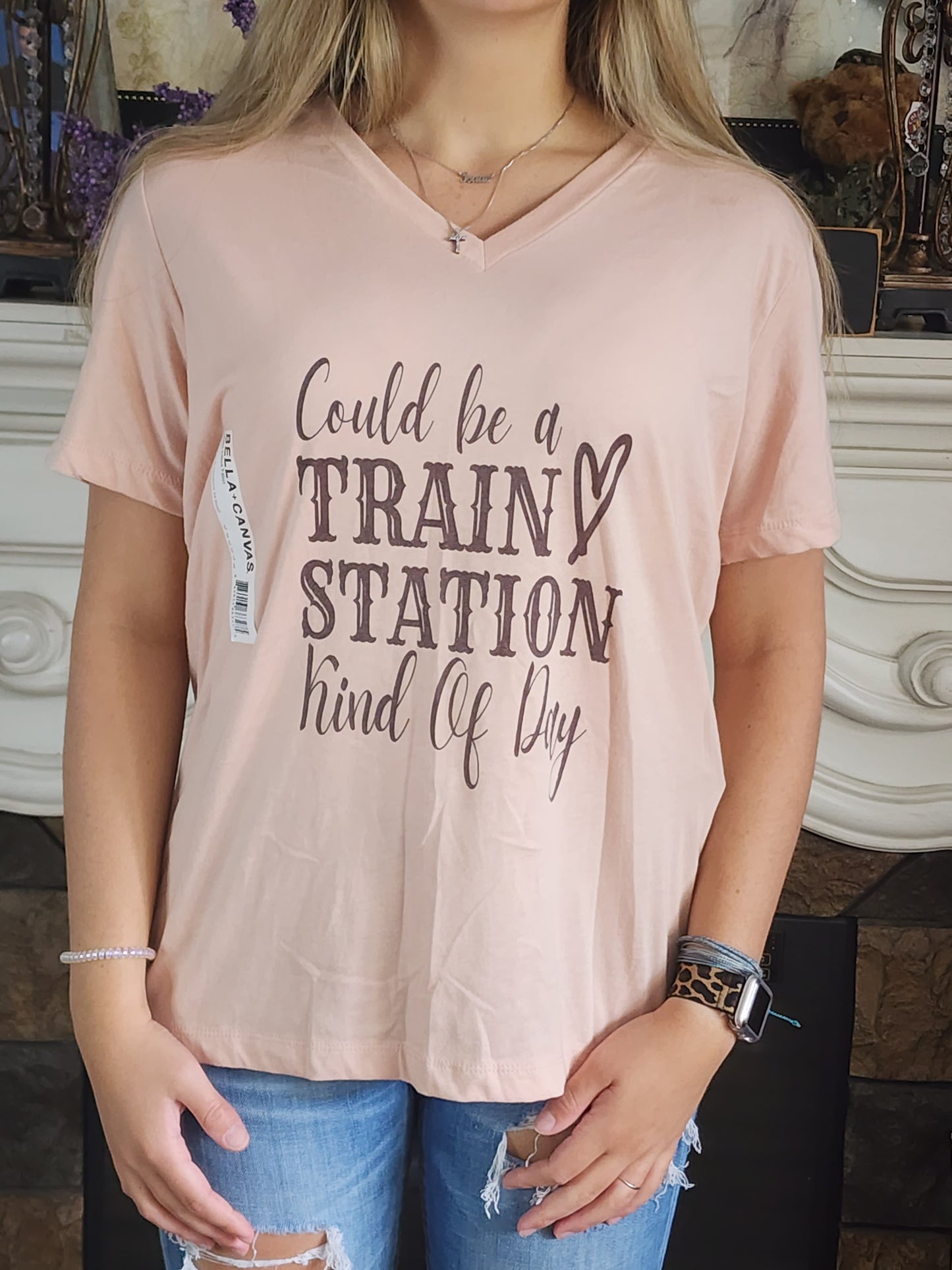 Could Be A TRAIN STATION Kind Of Day - Sublimation Shirt