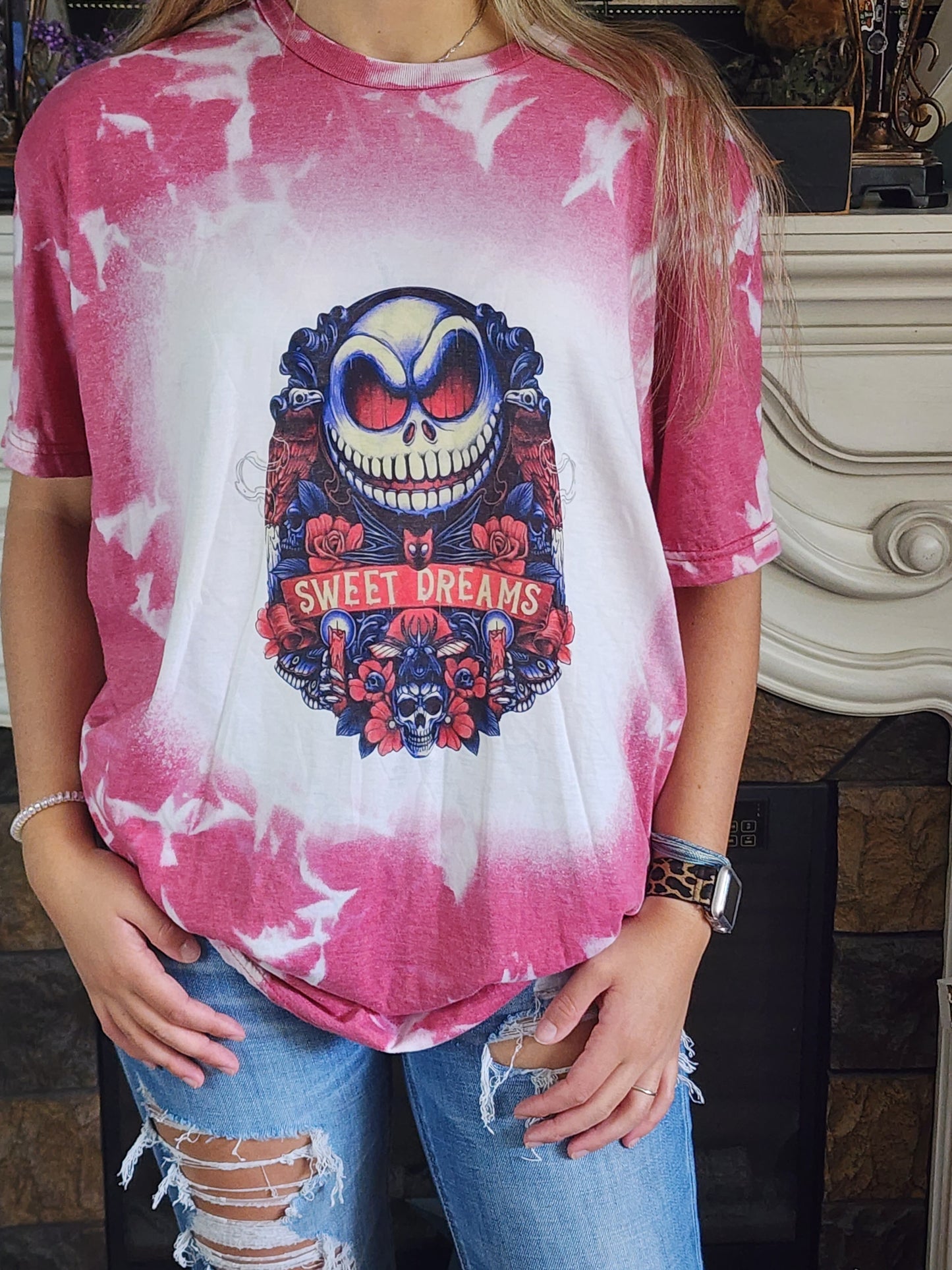 Horror - Jack Skellington - Sweet Dreams - Halloween - Sublimation Shirt