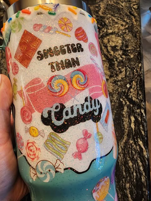 Sweeter Than Candy 40oz. Stanley Tumbler Custom