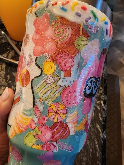 Sweeter Than Candy 40oz. Stanley Tumbler Custom