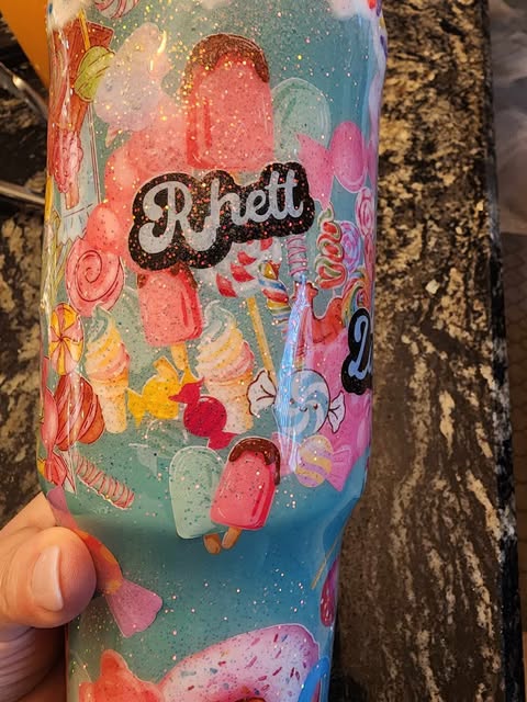 Sweeter Than Candy 40oz. Stanley Tumbler Custom