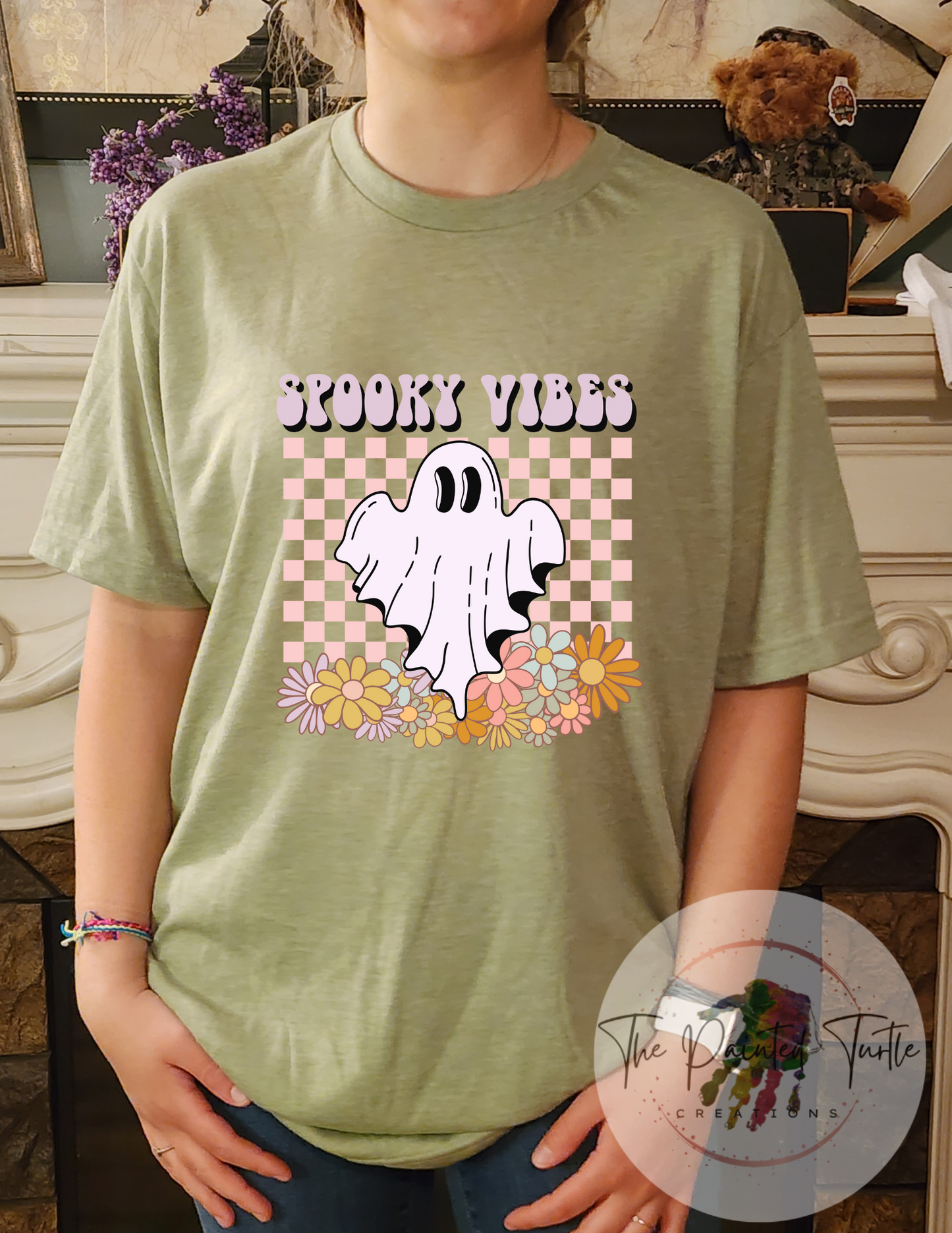 Spooky Vibes Halloween Ghost Shirt