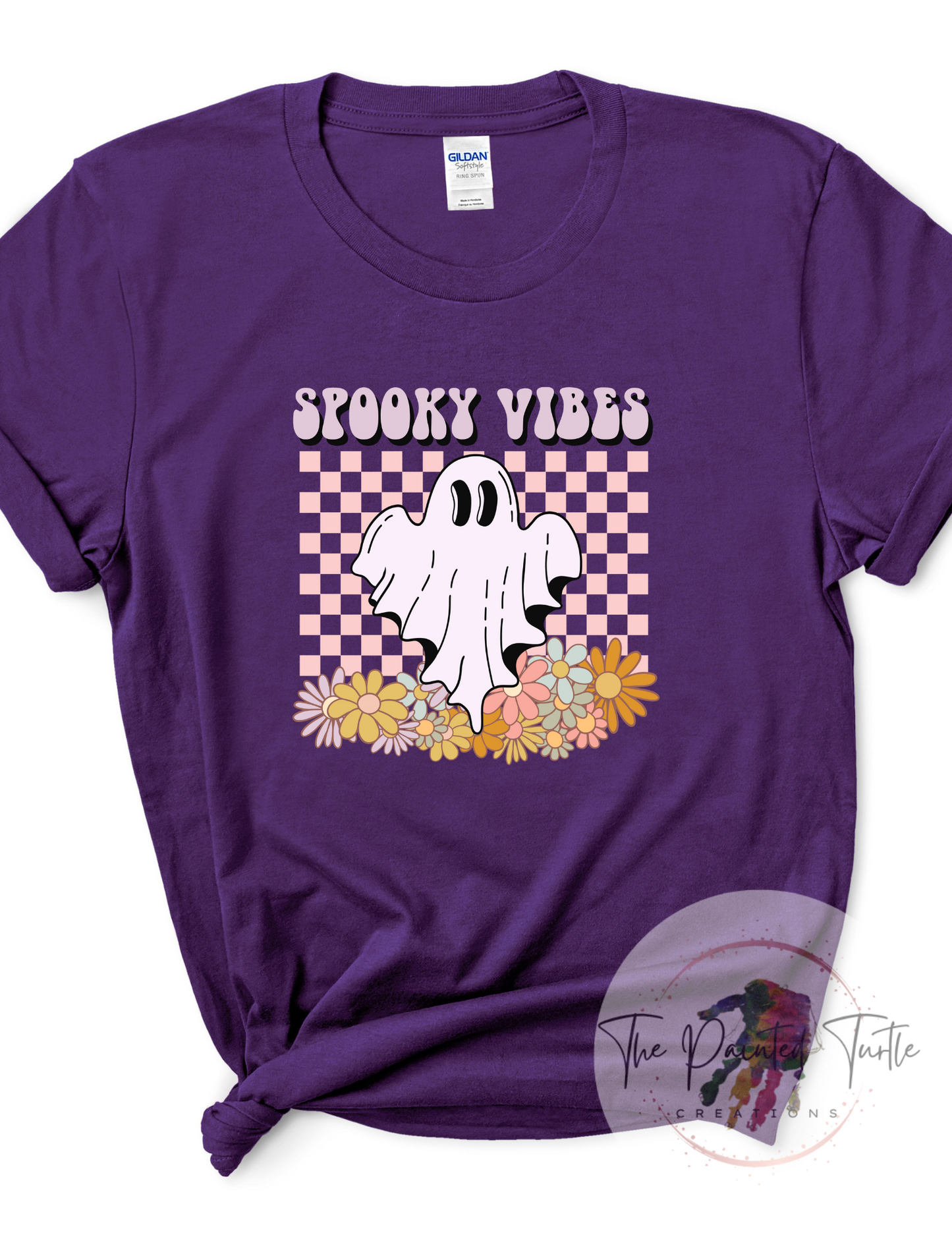 Spooky Vibes Halloween Ghost Shirt