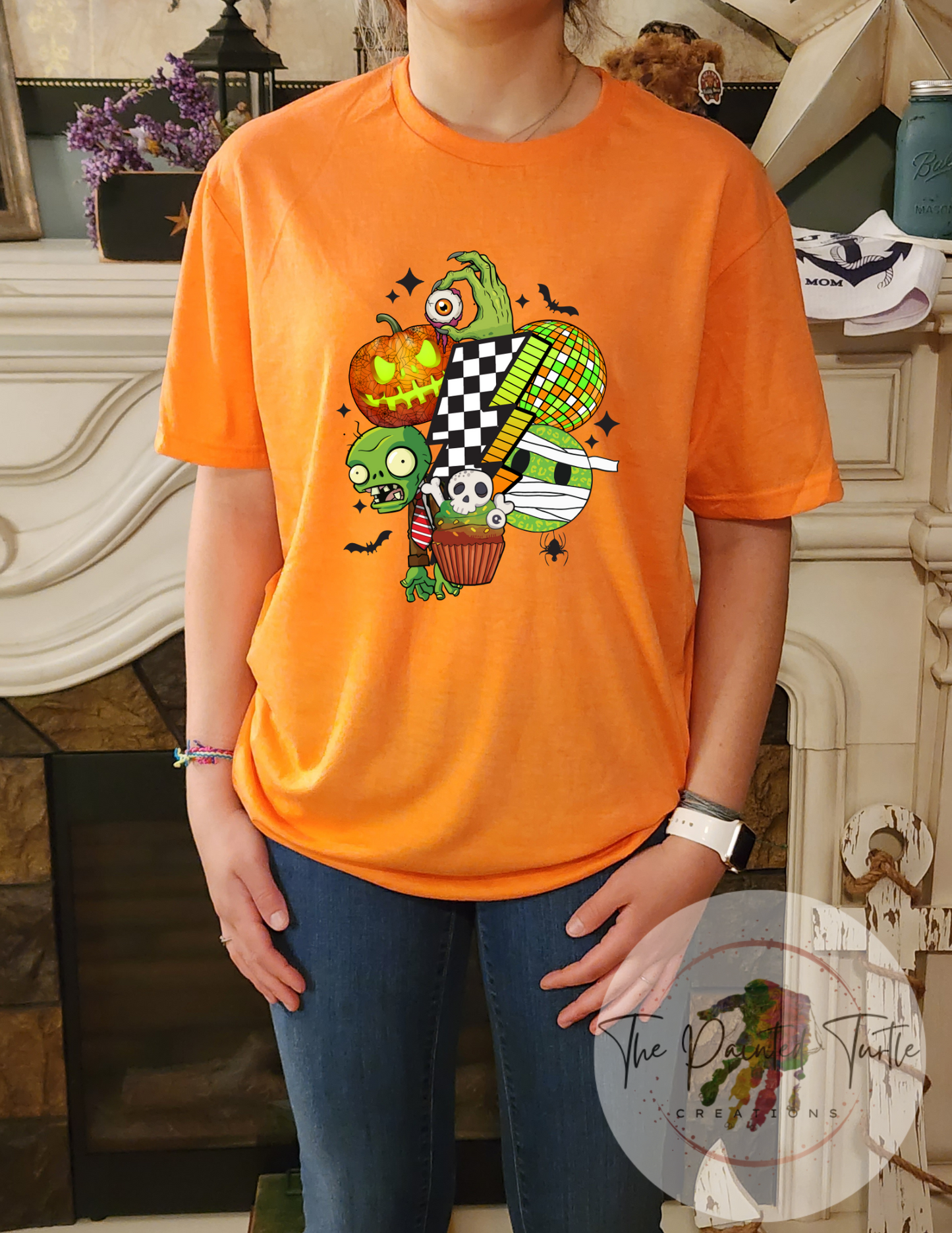 Halloween - 80s Retro - Zombies - Checkered Bolt - Smiley Face -Disco - Monster