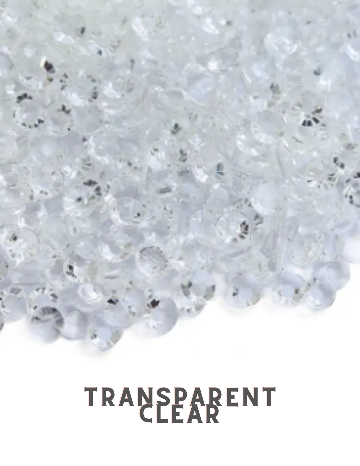 Light Blue AB Rhinestones - Non Hotfix - Transparent
