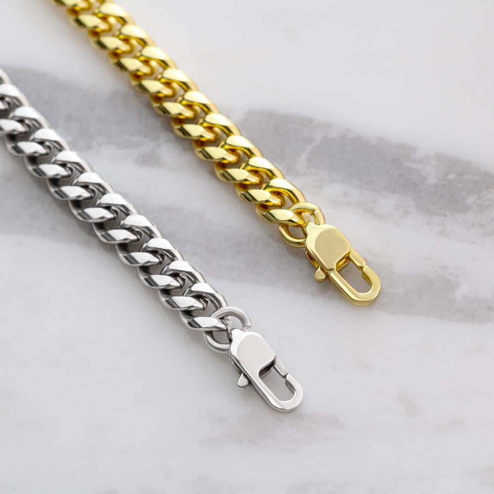 Gift for Son - To My Son - Cuban Link Chain Necklace - Cuban Link - Gift from Mom /Dad - Gift for Him - Men's Jewelry - Men's Gifts