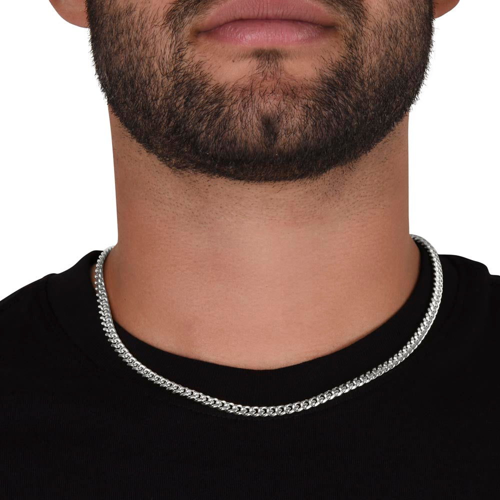Gift for Son - To My Son - Cuban Link Chain Necklace - Cuban Link - Gift from Mom /Dad - Gift for Him - Men's Jewelry - Men's Gifts