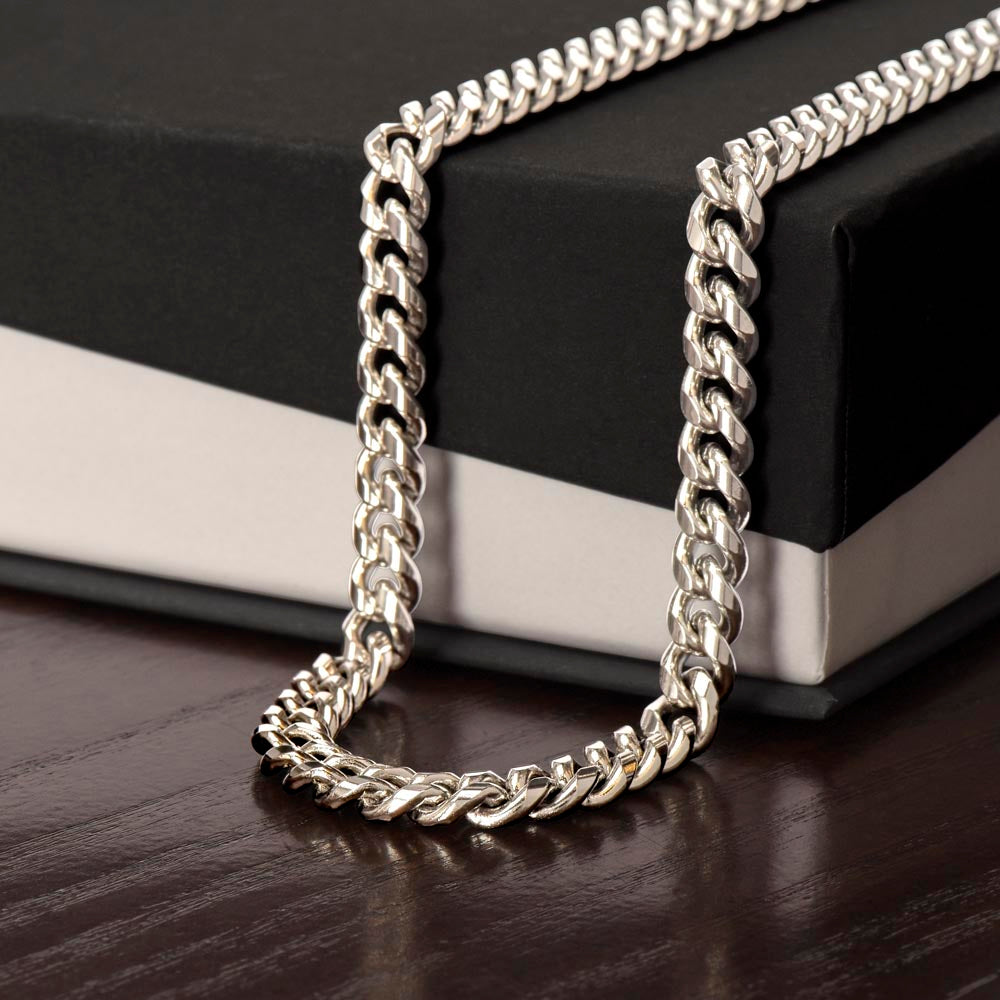Gift for Son - To My Son - Cuban Link Chain Necklace - Cuban Link - Gift from Mom /Dad - Gift for Him - Men's Jewelry - Men's Gifts
