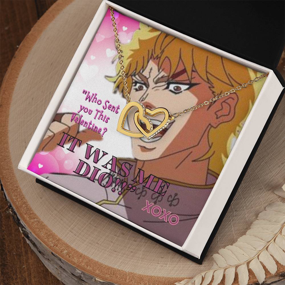 Jojo Adventure - Personalized Dio Valentine - Bizarre - Anime Forever Love Necklace | Japanese Art Anime Art | anime fan | Anime Design | Anime Gifts Anime Gifts for Her Gift for Valentine | Bizarre