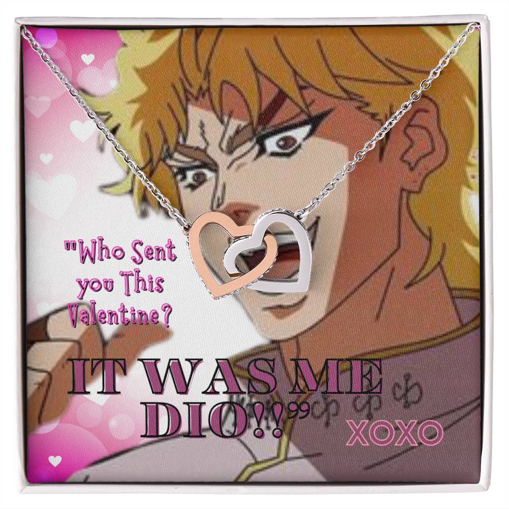 Jojo Adventure - Personalized Dio Valentine - Bizarre - Anime Forever Love Necklace | Japanese Art Anime Art | anime fan | Anime Design | Anime Gifts Anime Gifts for Her Gift for Valentine | Bizarre