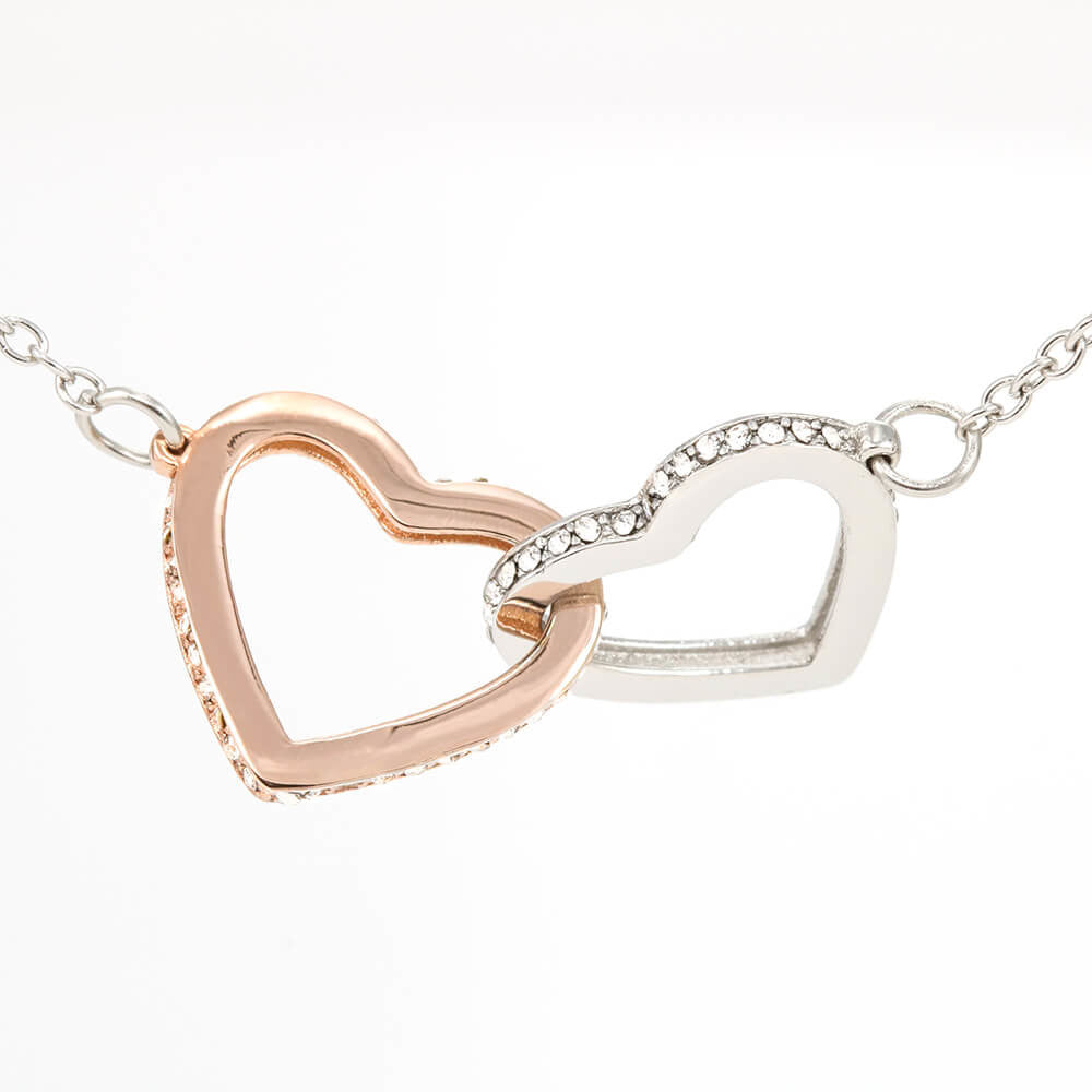 Gold Heart Necklace for Daughter - Gift for Daughter - Gift from Dad - Diamond Necklace - Father Daughter Gift - Personalized Gift, Custom Gift, Graduation Gift