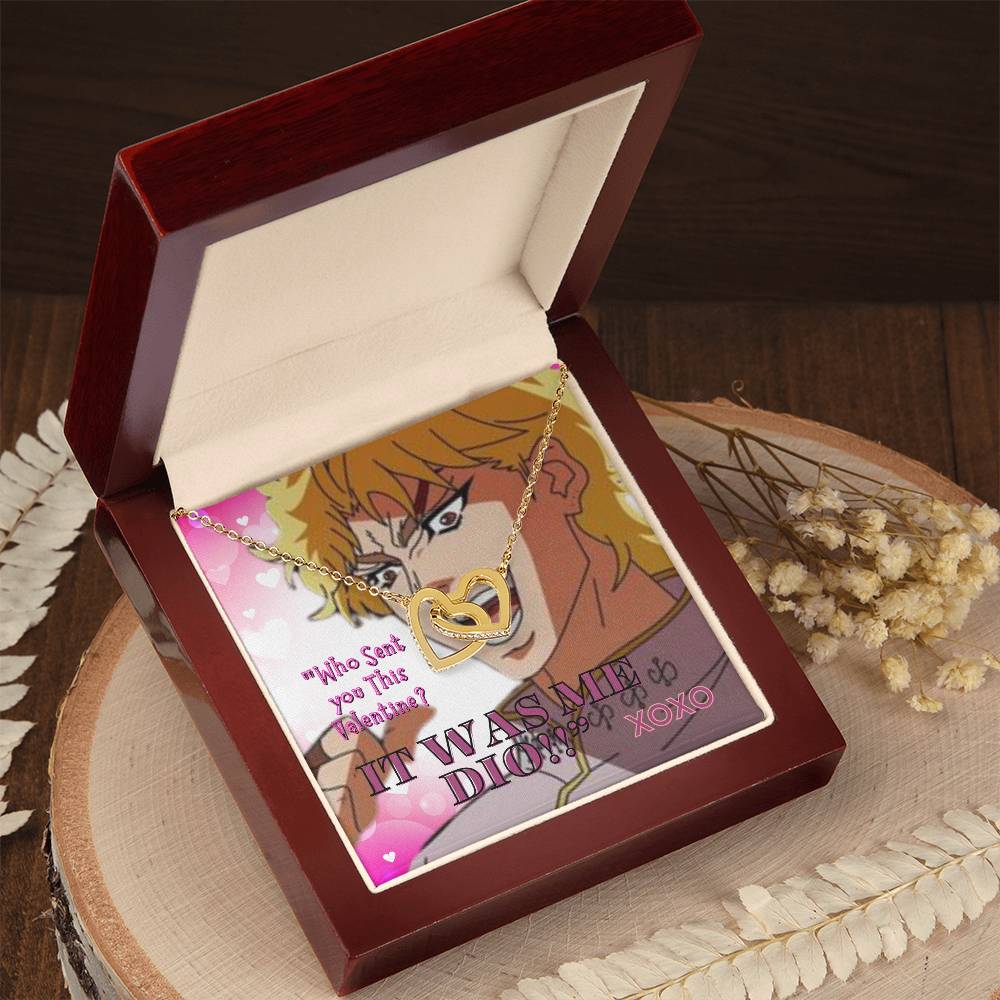 Jojo Adventure - Personalized Dio Valentine - Bizarre - Anime Forever Love Necklace | Japanese Art Anime Art | anime fan | Anime Design | Anime Gifts Anime Gifts for Her Gift for Valentine | Bizarre