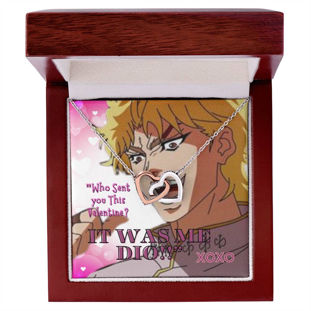 Jojo Adventure - Personalized Dio Valentine - Bizarre - Anime Forever Love Necklace | Japanese Art Anime Art | anime fan | Anime Design | Anime Gifts Anime Gifts for Her Gift for Valentine | Bizarre