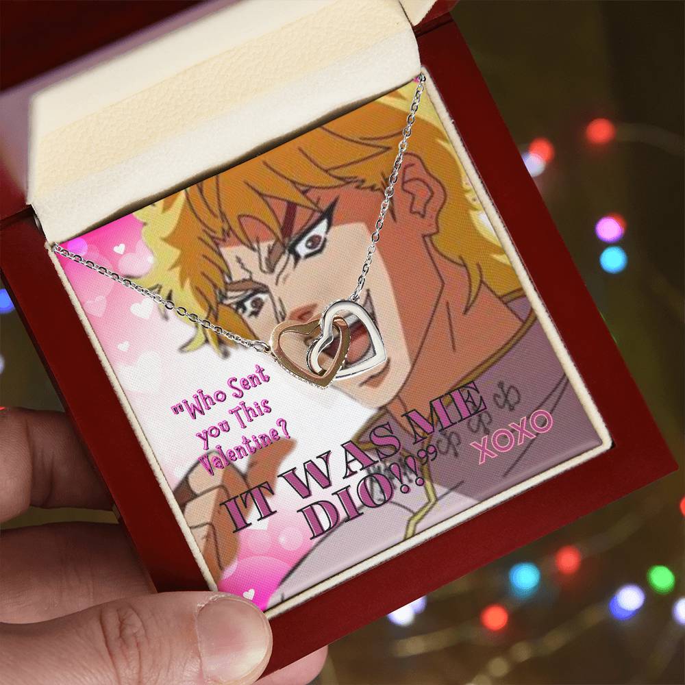 Jojo Adventure - Personalized Dio Valentine - Bizarre - Anime Forever Love Necklace | Japanese Art Anime Art | anime fan | Anime Design | Anime Gifts Anime Gifts for Her Gift for Valentine | Bizarre