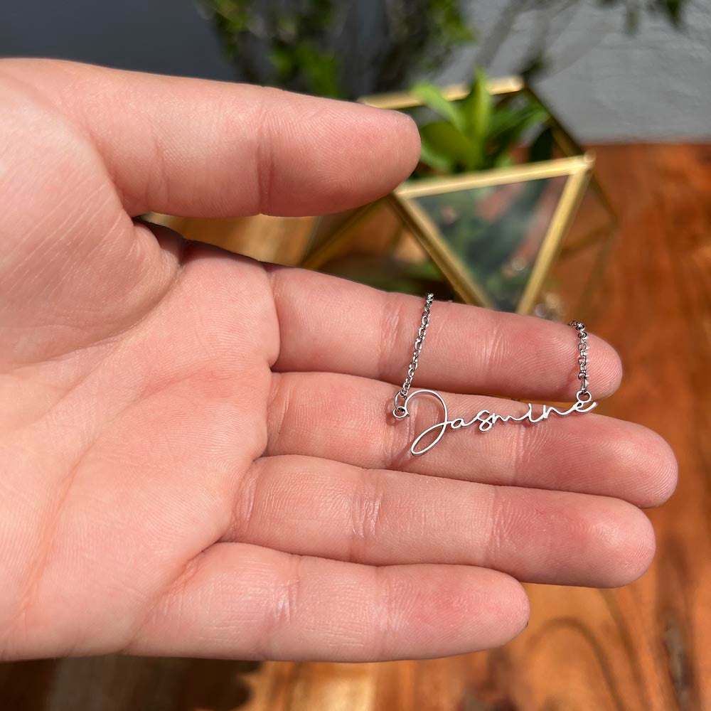 Personalized Name Necklace for Mom - Custom Gift to Mom - Gift for Mom - Custom Name Necklace - Signature Name Necklace