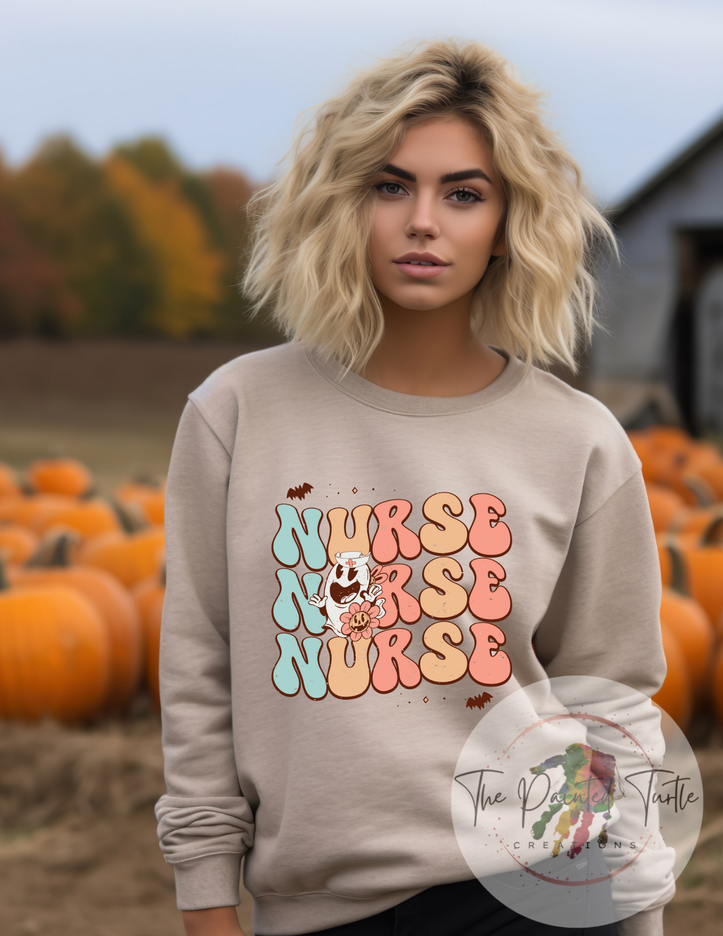 Nurse - Ghost Nurse Echo - Halloween Sublimation Shirt