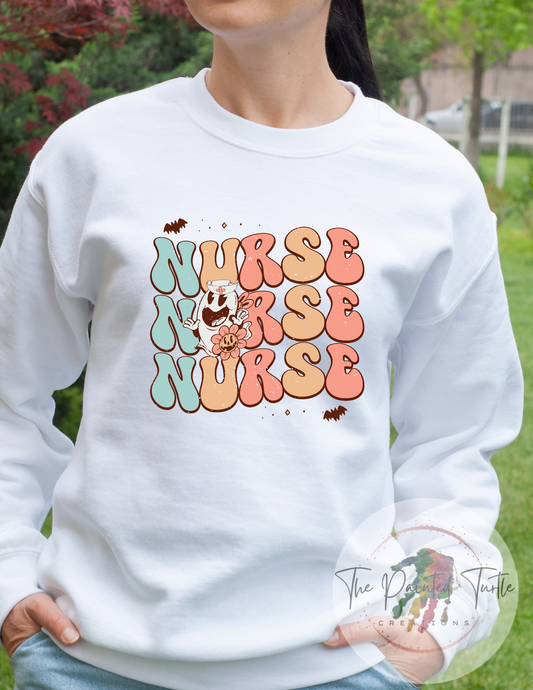 Nurse - Ghost Nurse Echo - Halloween Sublimation Shirt