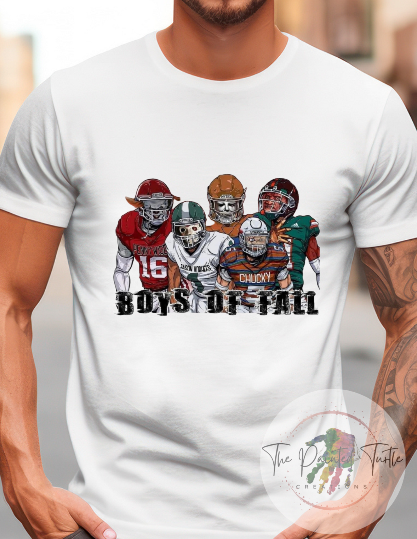 Halloween - Horror - Football - Michael Myers - Jason Voorhees - Boys of Fall - Shirt