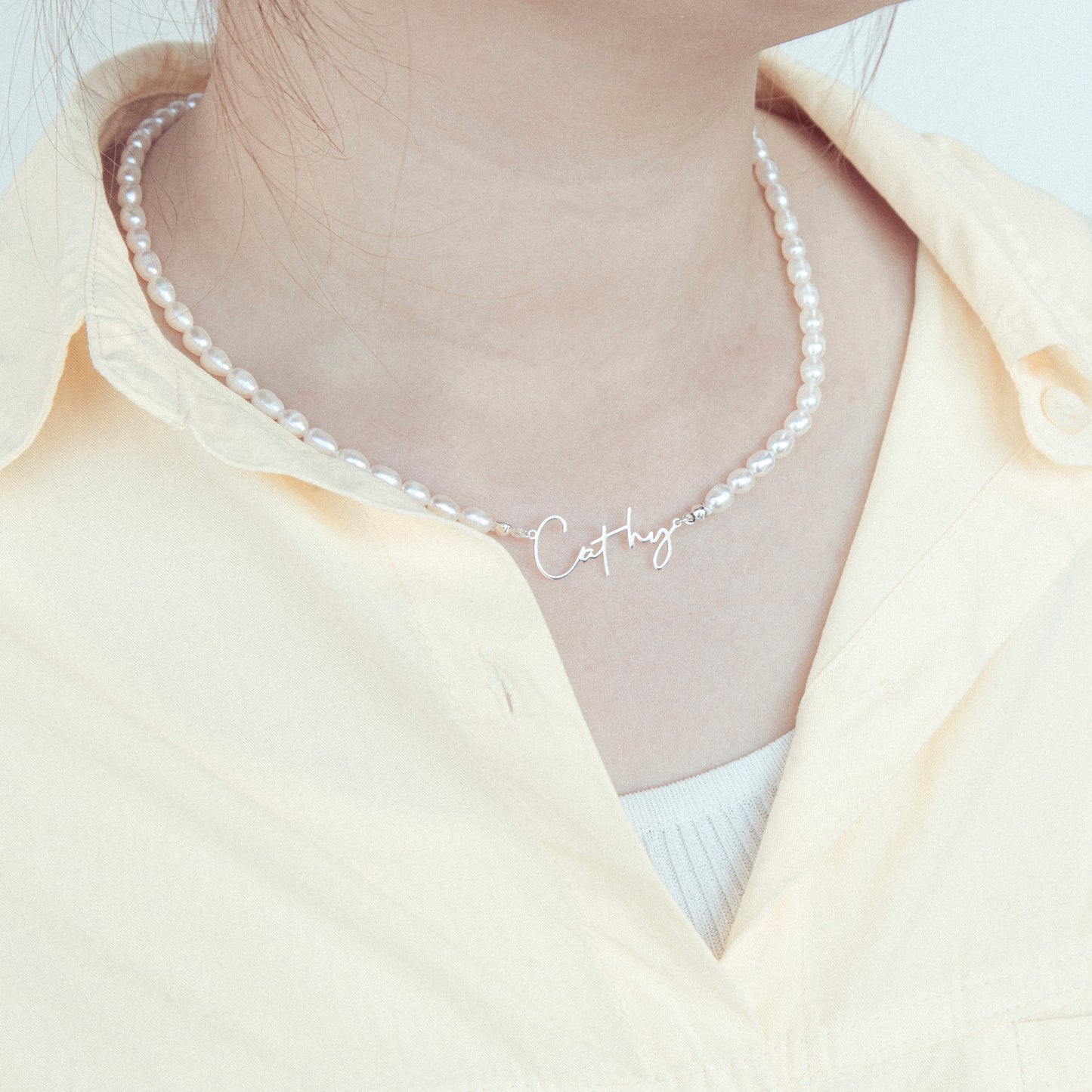 Minimalist Custom Name Necklace, Graduation Gift, Gift for Her, Gift for Mom, Mom Gift