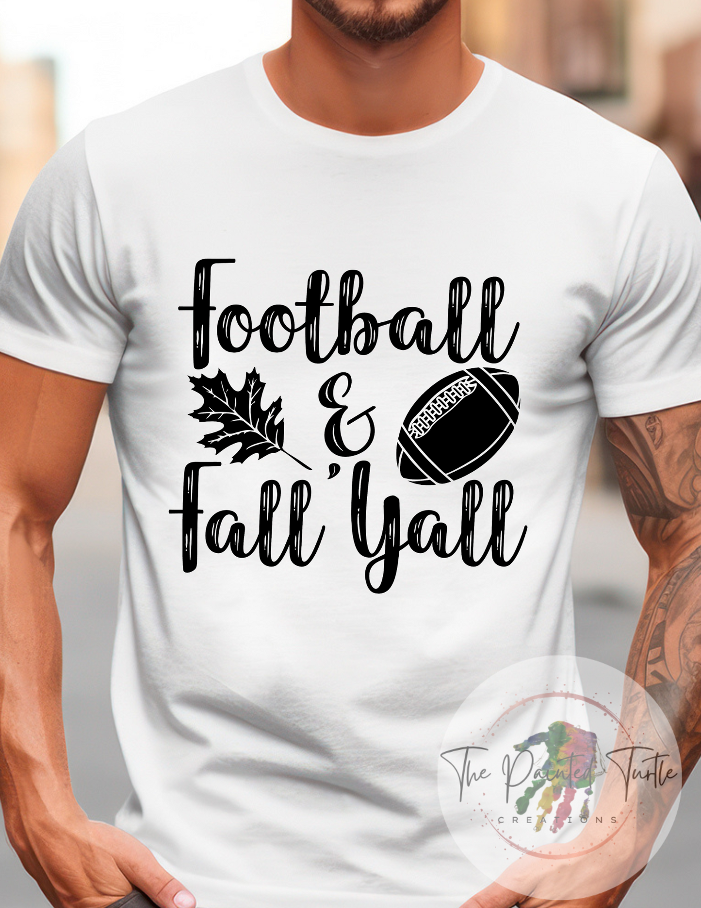 Football and Fall Yall - Comfy Sweatshirt - Game Day Shirt