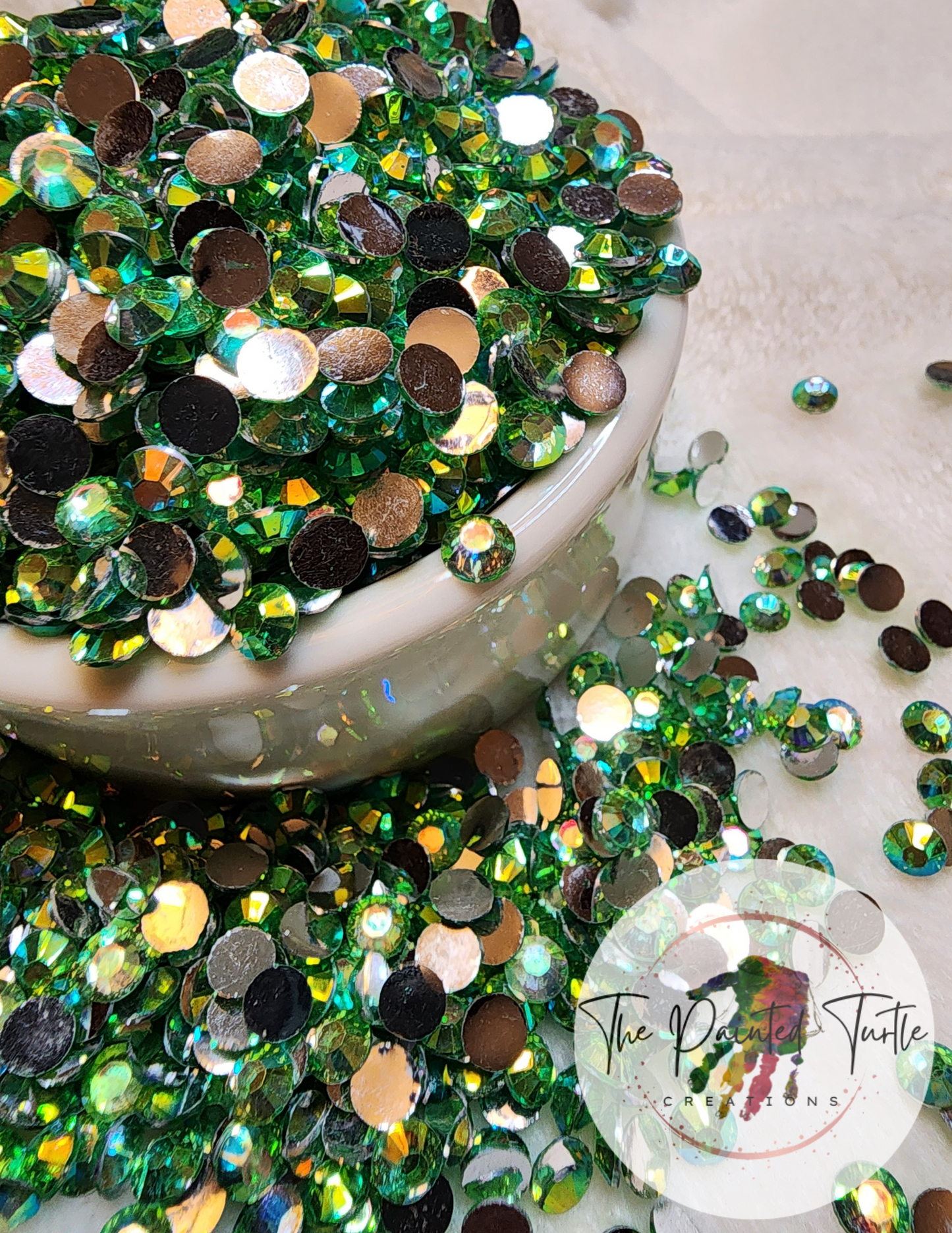grass green silverback rhinestones non hotfix