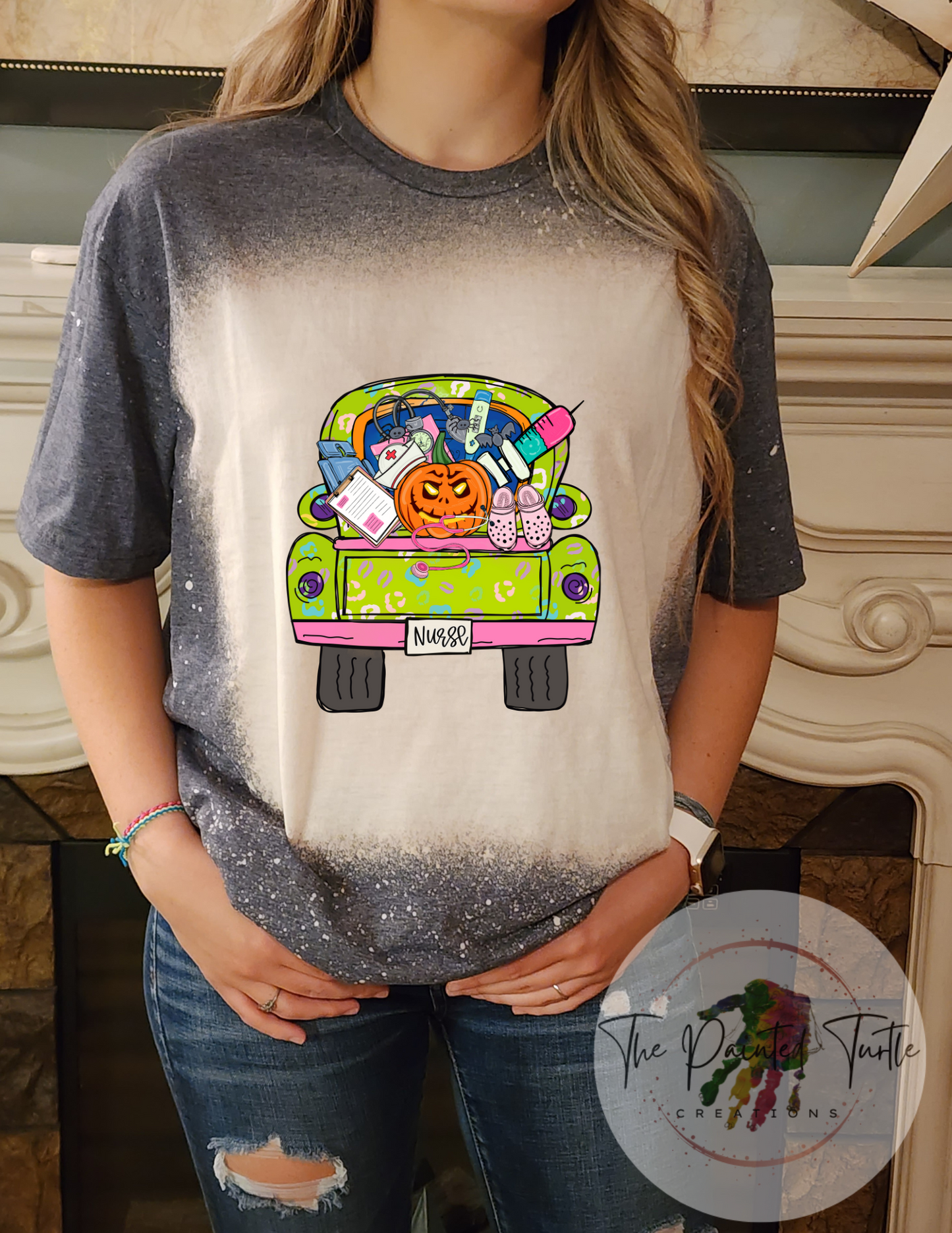 Nursing - Halloween - Vintage Truck - Medical - Crocs - Nursing Halloween