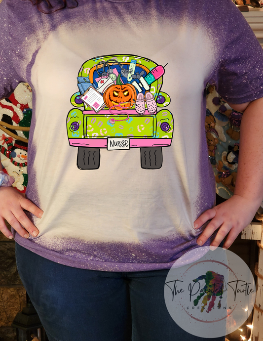 Nursing - Halloween - Vintage Truck - Medical - Crocs - Nursing Halloween