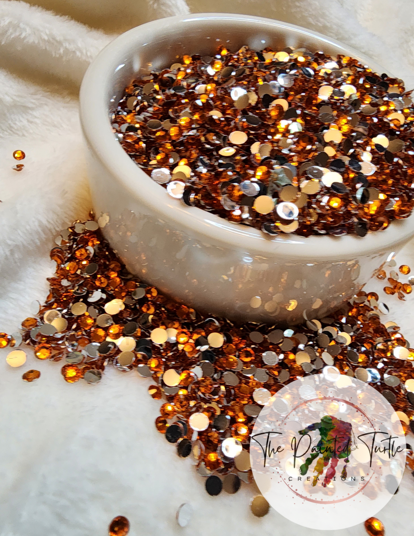 hyacinth orange silverback rhinestones non hotfix