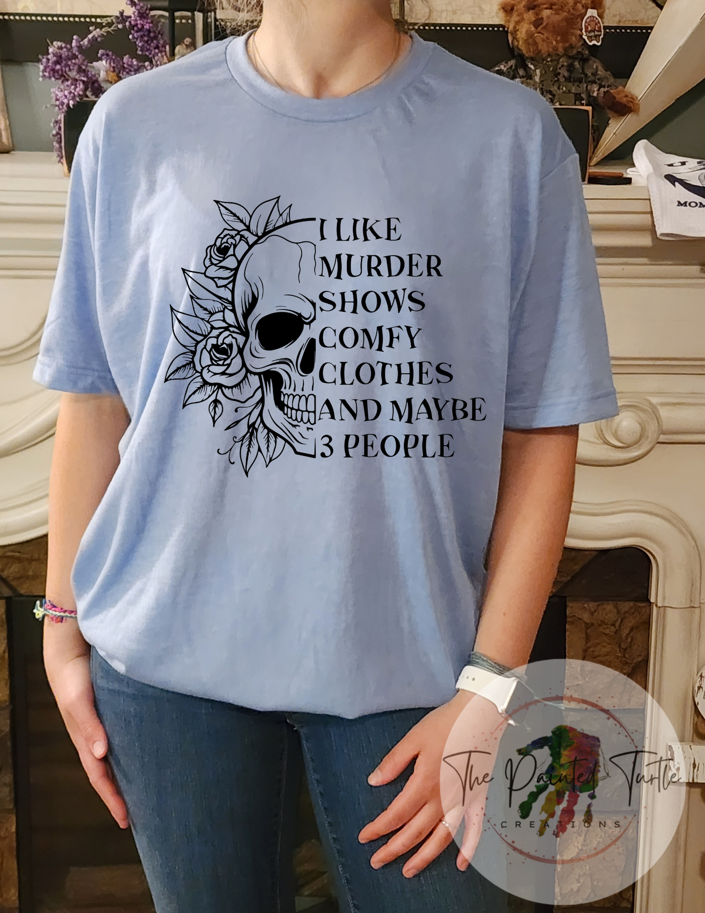 I Like Murder Shows -Comfy Clothes - Maybe 3 People - True Crime - ID -Scary - Spooky - Jack O' Lantern