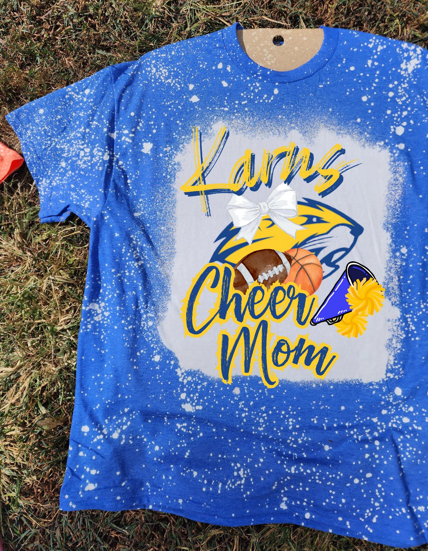 cheer mom, karns football, karns basketball, cheer mom tee, cheer mom sweatshirt, football mom, basketball mom, bleached tee, bleached shirt, high school football, high school basketball, homecoming