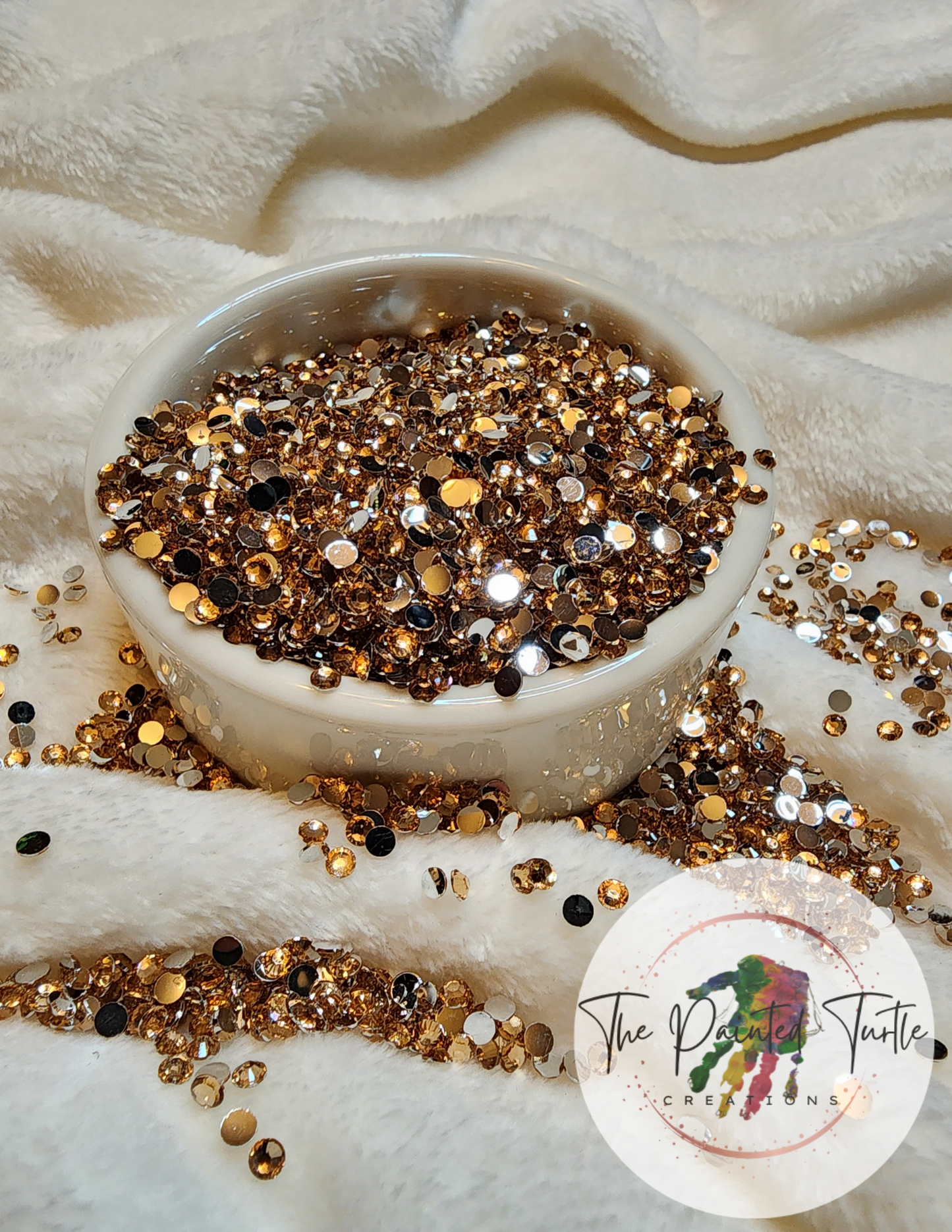 light peach silverback rhinestones non hotfix