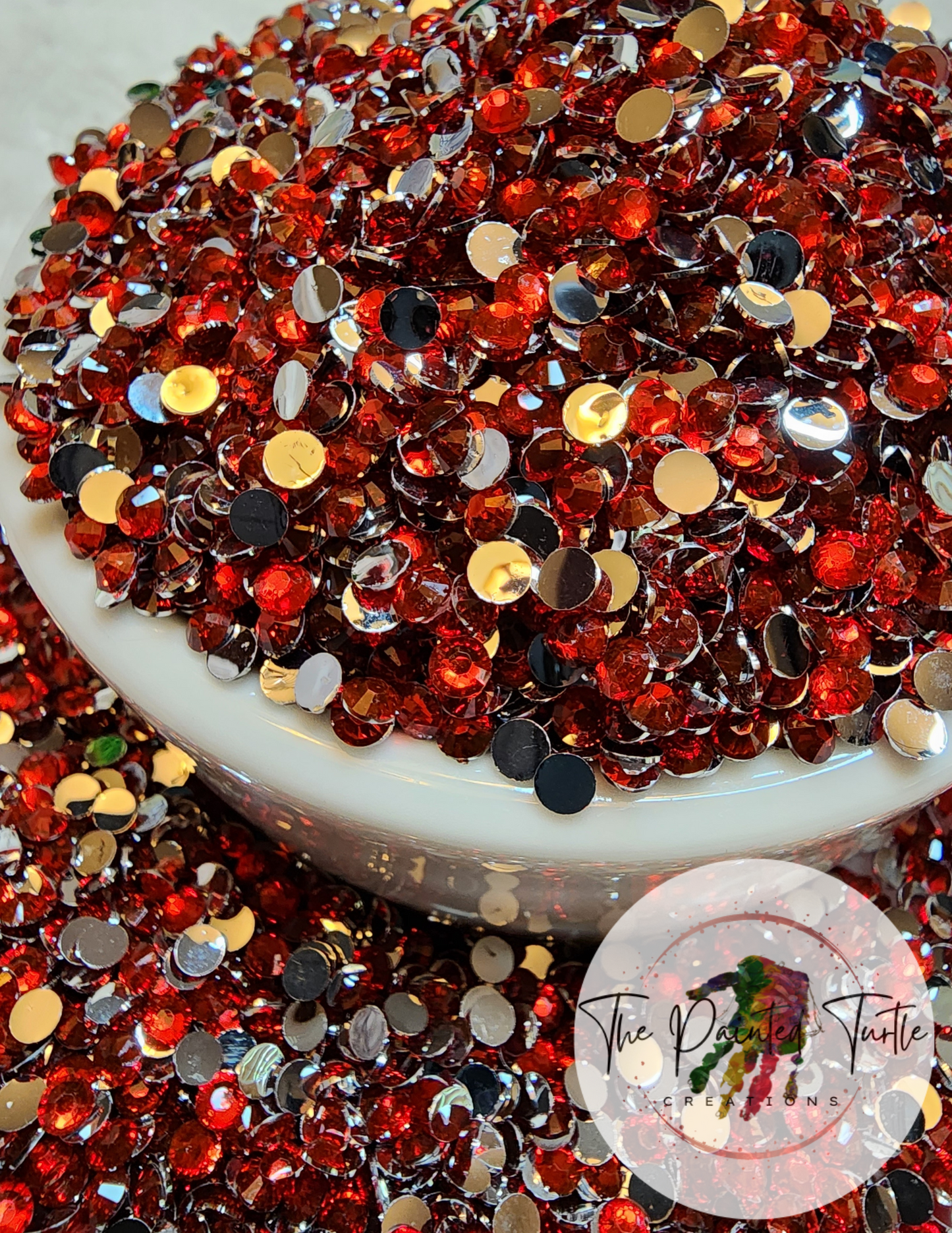 light siam silverback rhinestones non hotfix flatback crafting rhinestones