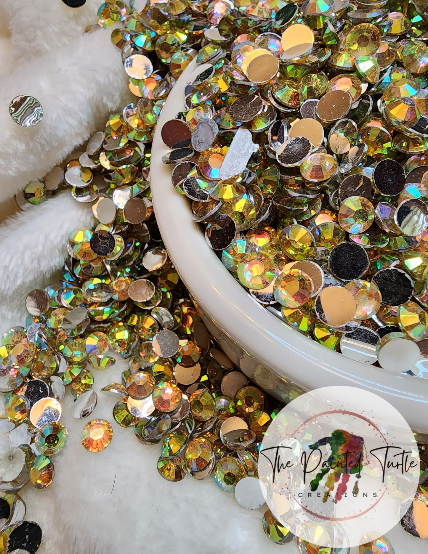 light topaz ab silverback rhinestones non hotfix crafting rhinestones